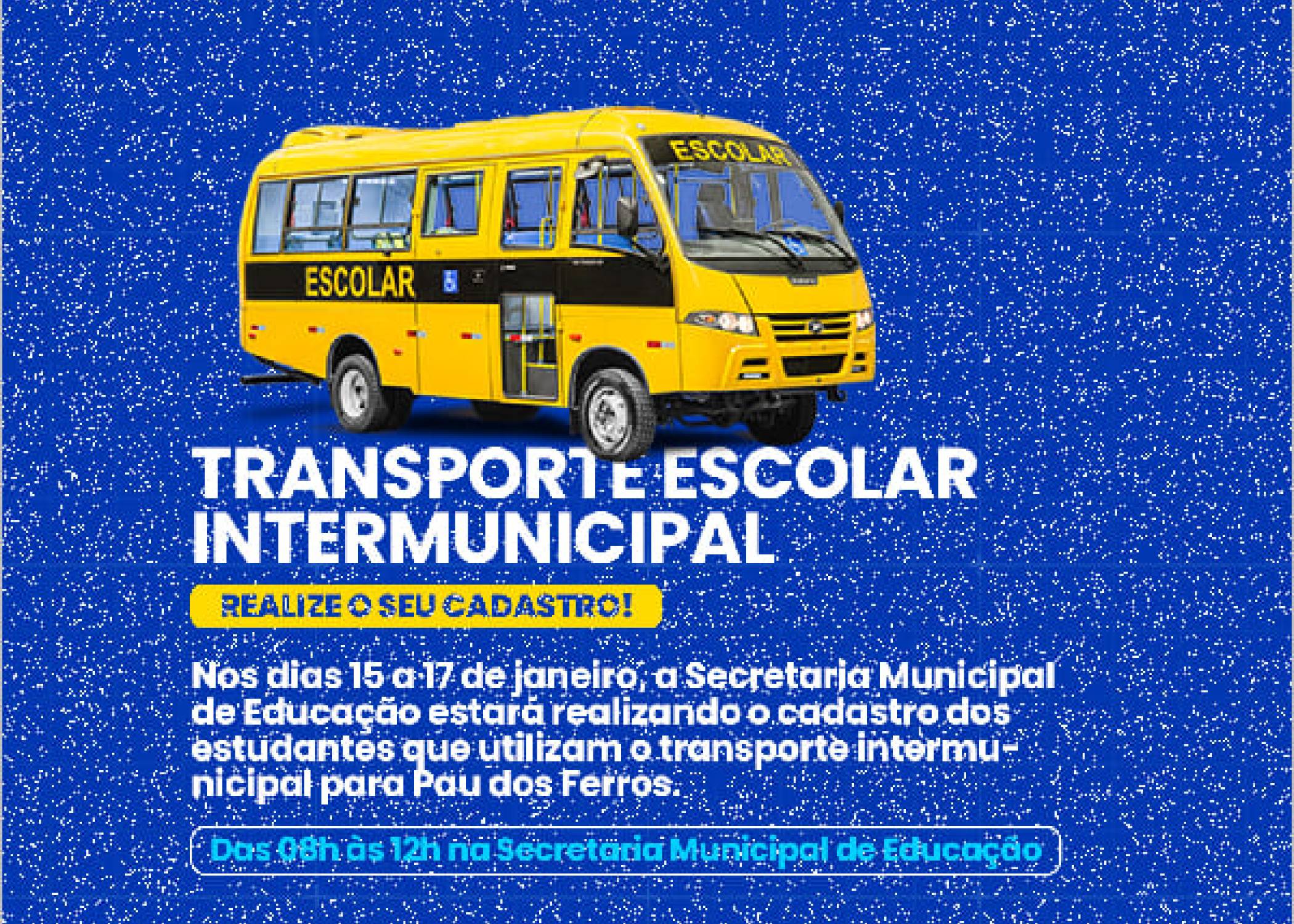 CADASTRO PARAS USO DO TRANSPORTE ESCOLAR INTERMUNICIPAL